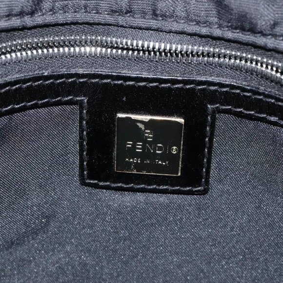 FENDI Zucca Canvas Hand Bag Black Auth bs26161 - Picture 10 of 16